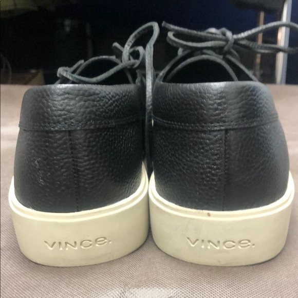 Vince “Todd” Black Leather Deck Shoes - Picture 6 of 6